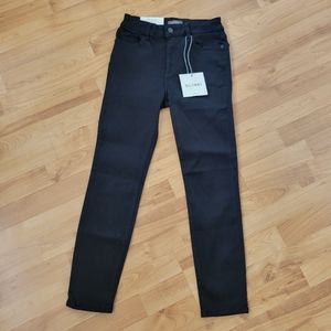 NWT DL1961 Florence Cropped Jeans 27 Mid Rise Skinny Black